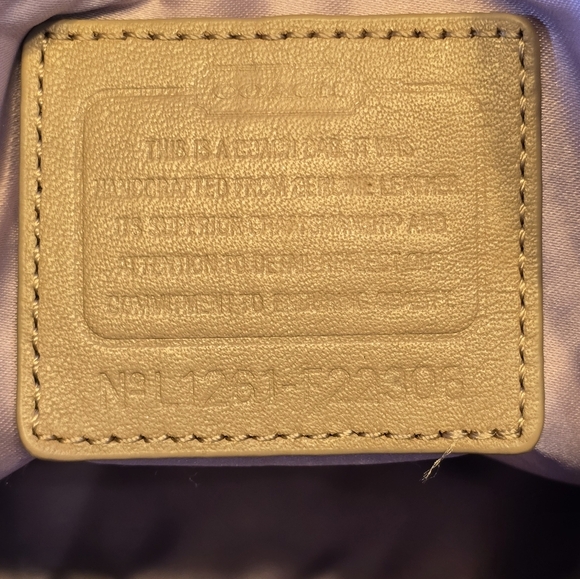 Coach Kristin Tan Leather Hobo Crossbody Shoulderbag - Picture 12 of 16